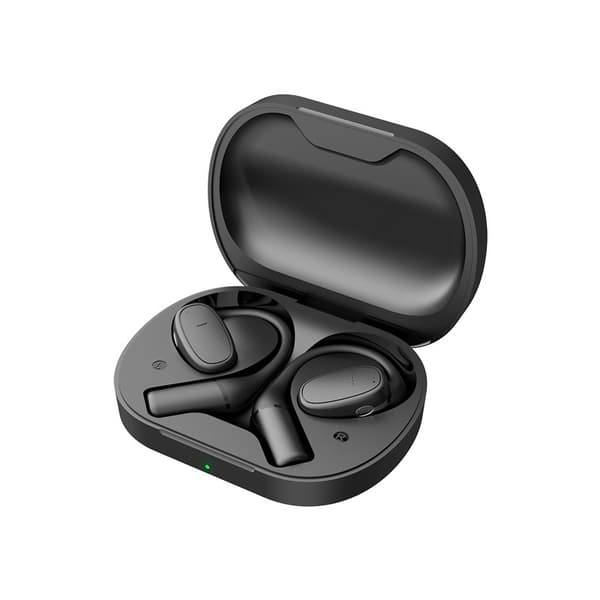 V1 Oversættelseshovedtelefoner: Realtidsoversættelse, Konferencebrug, Flersproget til Rejser, Bluetooth 5.4 Sort