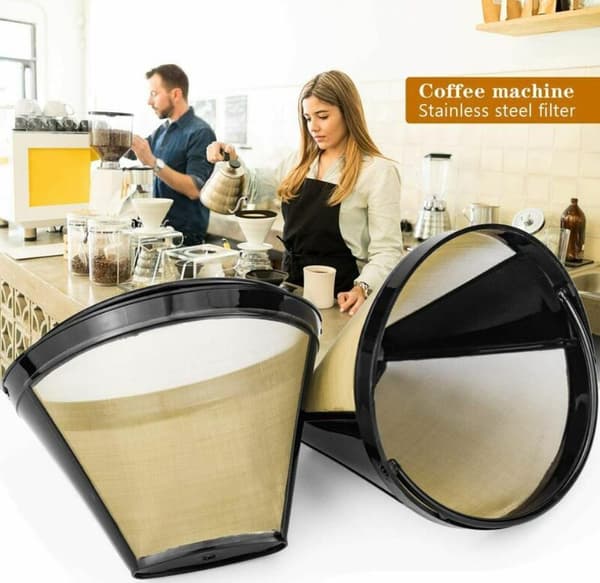 304 rustfritt stål kaffefilter - 2-pakning