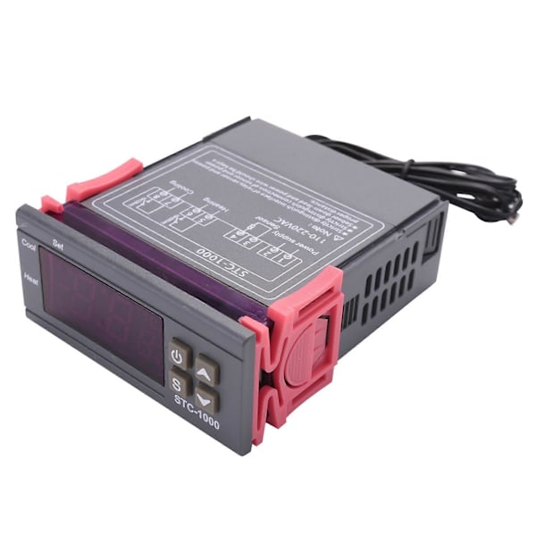 220V/STC-/1000 Digital Temperaturkontroller Termostat med NTC