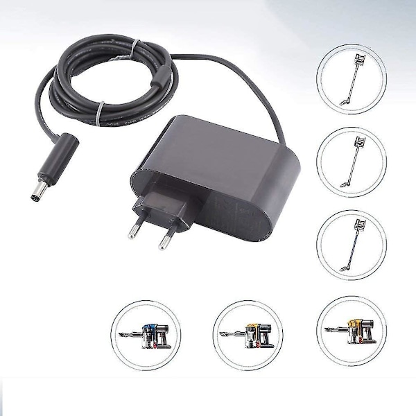 30,45V støvsugerlader for Dyson V10/sv12/v11/sv14 lader for Dyson støvsuger strømadapter reservedeler for støvsugere