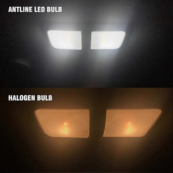 20x LED-lampor för Super Bright 3014 50-smd Vit 1156 1141 1003 Ba15s Lampor för Släpvagn Marin-Bra