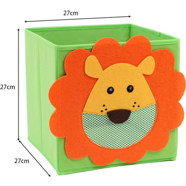 Förvaringslåda - Förvaringslåda i non-woven-tyg för leksaker med tecknade figurer