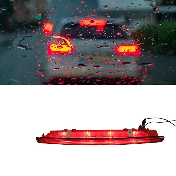 LED-takavalot, takana kolmas jarruvalo, korvaa takana kolmannen jarruvalon MK2 Hatchback Grand Scenic II 2002-2009 Punainen