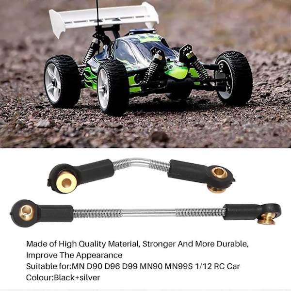 1 Set Styrstång Servo Stång Uppgraderingsdelar för MN D90 D96 D99 MN90 MN99S 1/12 RC Bil Tillbehör