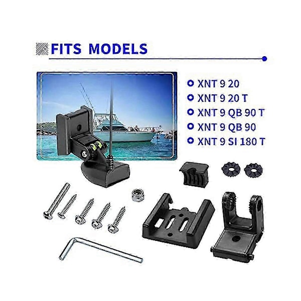 For 7400931 XNT Transducer Bracket, Transducer Mount for XHS Model Transducers, Transom Mounting Hard