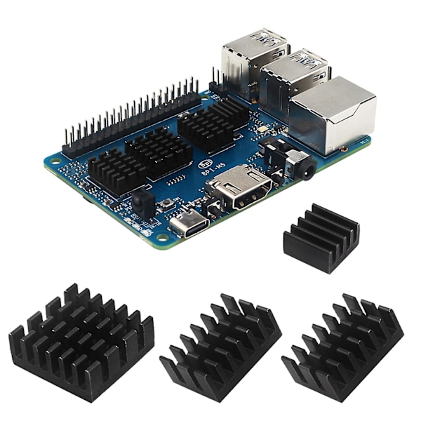 Chipset Kylare Tyst Snabb Värmeavledning Mini Banana Pi M5 Aluminium CPU Chip Termisk Pad för Elektronisk Utrustning