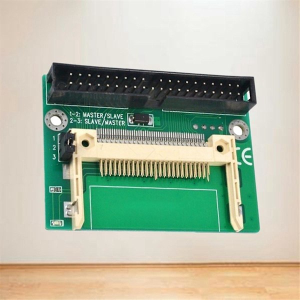 Kort till 3,5 tums IDE hane-adapter Kompakt Flash-minnesdisk till 40-stifts 3,5 tums skrivbords-PATA HDD Co