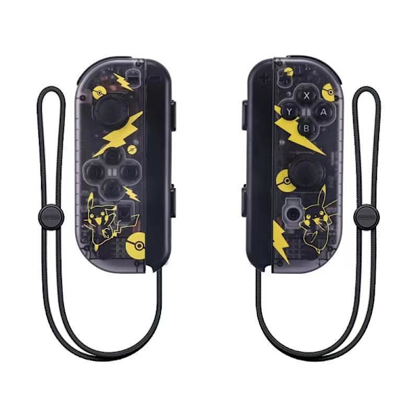 NS-omkopplare vänster och höger handtag joycon handtag switch bluetooth handtag med fjärrväckning och handledsrem
