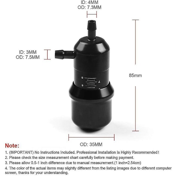 Universal Manuell Turbo Boost Controller, Justerbar Från 0 Till 60 Psi Aluminiumlegering Turbo Motorstyrenhet Regulatorventil