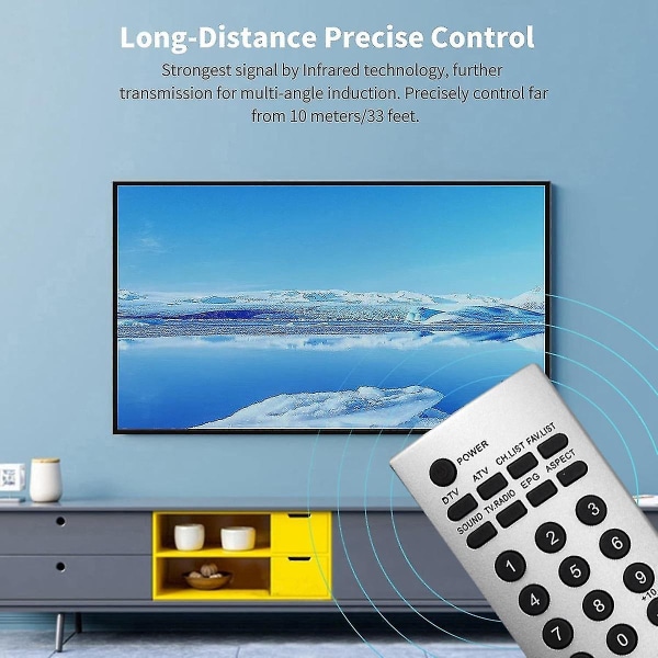 Byt ut Rc-6182 fjärrkontroll för Logik & Belson Bsv-3242 & Rc-6182 & Fxm-2611c Fxm-3211c Fxm-321c Smart Tv