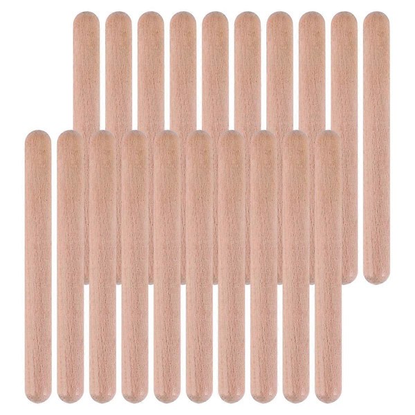 20 Stk. 20 cm Rytmepinde til Børn Musik Lummi Pinde