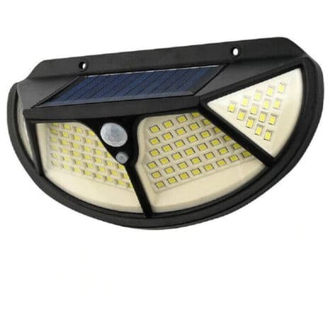 4-pack utomhus solcellsdriven strålkastare med rörelsesensor 102 LED SMD Ta005