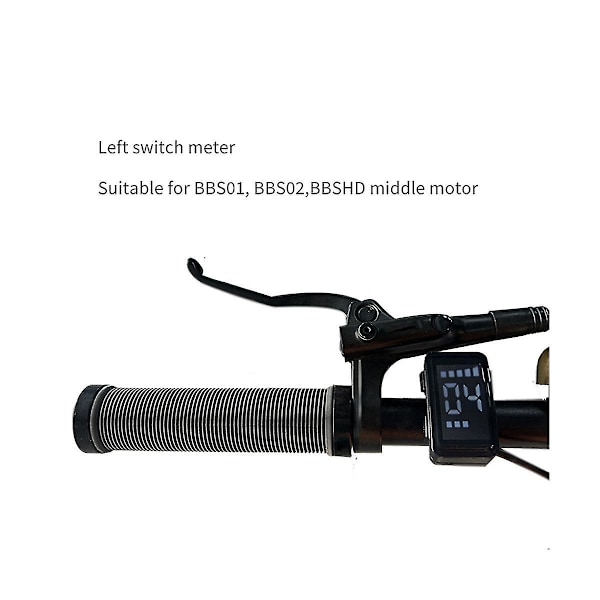 E-Bike Display DZ40 Skärmdisplay för mittmotor BBS01 02 HD Elektriska cykeldelar