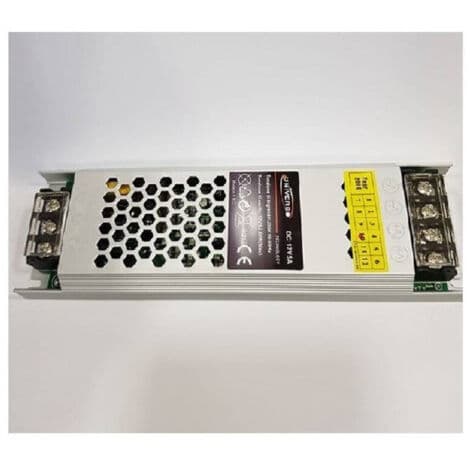 Stabilisert Slim DC 12V 5A 60W Transformator for LED-strips S-12V-60W