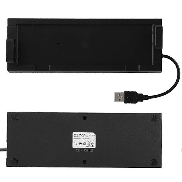 Spillkonsollholder Ekstern Splitter Utvidelsesadapter 4 USB 2.0 HUB Dock for Nintendo Switch