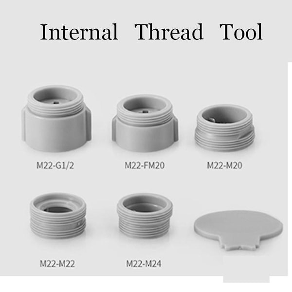 1 Sæt G1/2 M20 M22 M24 F20 Gevindforbindelse Messing Til Vandhane Omdannelse Reparation Tap Adapter Vandhane Anti-stænk Bubbler Special Adapter Tilbehør