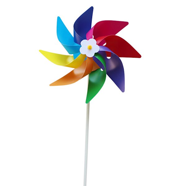 Multicolor Garden Windmill Wind Spinner Children's Toy Lawn Garden Yard Party Decor Outdoor Handmade 3pcs