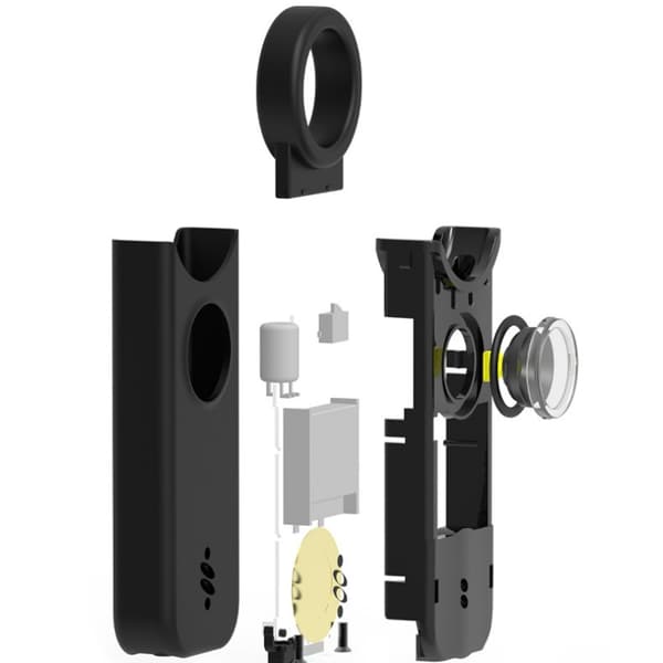 Personal Security Alarm with Keychain Black