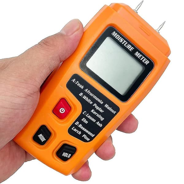 Digital træfugtmåler træfugtighedstester hygrometer træfugtdetektor stort LCD-display