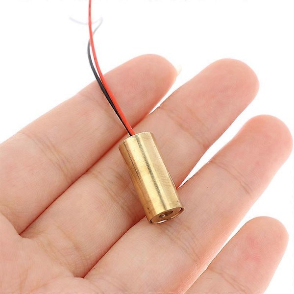 1st Laserhuvud 650nm 9mm 3V 50mW Laserkors Diodmodul Rött Kopparhuvud 5MW