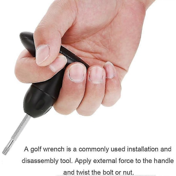 Klubbnyckel, Golf Justerbart Verktyg Portabel Ersättningsjustering Momentnyckel Verktyg För Golfklubba Drivskaft Adapter
