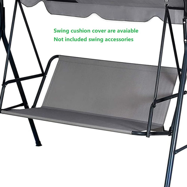 Ny ersättningsdel för Swing Seat Cover Garden Svängbänk/hängmatta 2/3 sits 115*96cm