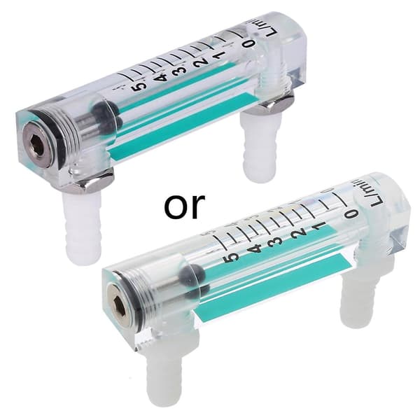 Luftstrømningsmåler 1~5LPM Luftmåling Flowmeter Gas Flow Meter Recorder