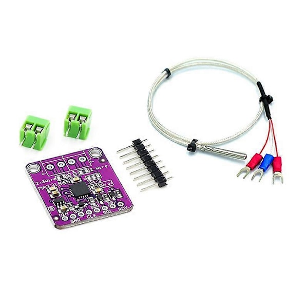 MAX31865 PT100/PT1000 RTD-Till-Digital Omvandlare Kort Temperatur Termoelement Sensor Förstärkare Modul