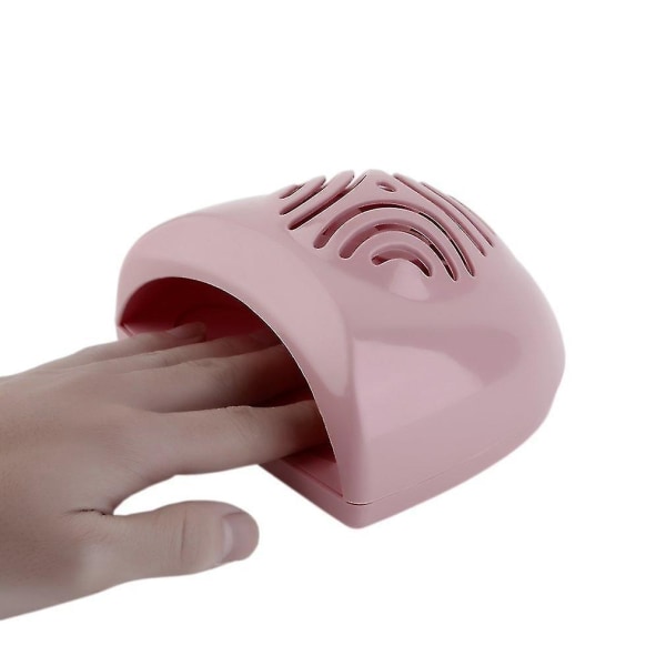 Nail Art Tool Light Therapy Machine Mini Nail Dryer (rosa)