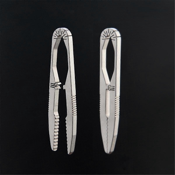TC4 Titanlegering Spenne Pinsett Multifunksjon Med Snap Lock
