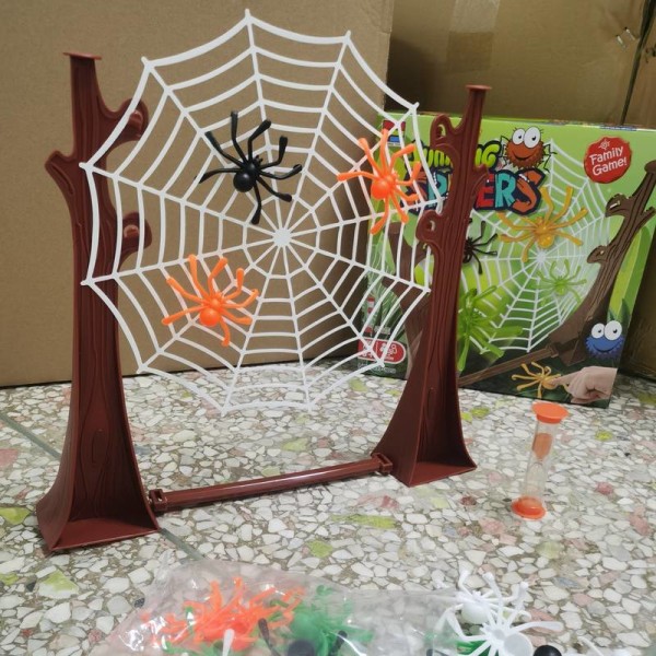Pedagogisk lekehoppende edderkopp foreldre-barn interaktivt spill