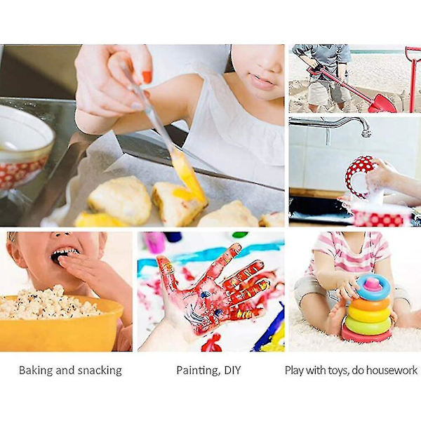 Engangshansker i nitril for barn (20 stk./100 stk.), Diy-beskyttelseshansker_l