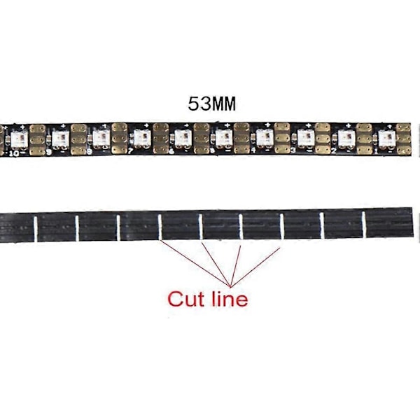 100 st DC5V WS2812 LED-chip Mini SMD Adresserbar Digital RGB Fullfärg LED-chip Pixlar för LED-remsa Skärm