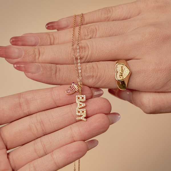 S925 sterling silver ros röd fot BABY baby semestermodell 5A zirkon 18K utsökt mode mångsidig halsband