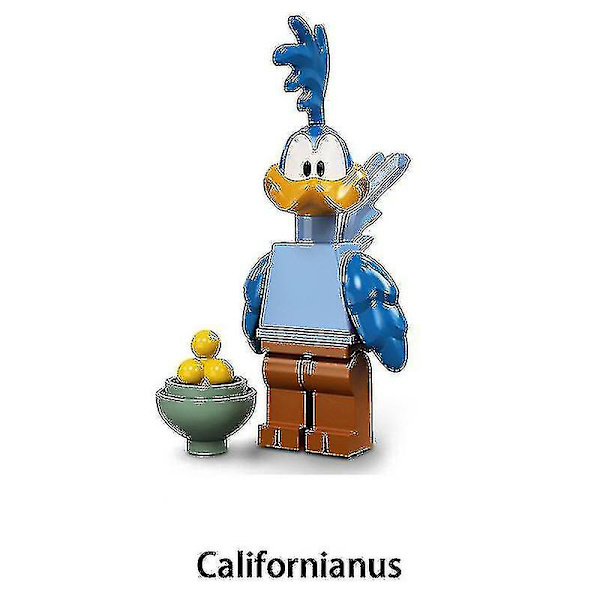 12 st tecknade byggklossdockor Bugs Bunny Daffy Duck montering minifigur barns montering leksaker