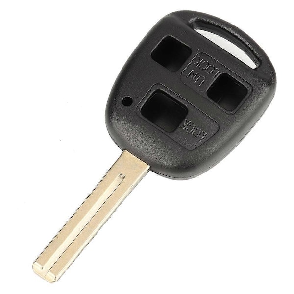 3 Knappers Erstatnings Fjernkontroll Nøkkelhus Skall for Lexus IS200 GS300 LS200 RX300