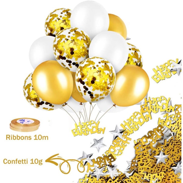 Ballong Set Party Party Dekoration-silver