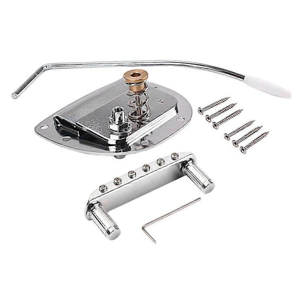 Metall Tremolo Stall Skruvar Nycklar för Jazzmaster Gitarr Ersättnings Tillbehör Enkel Användning