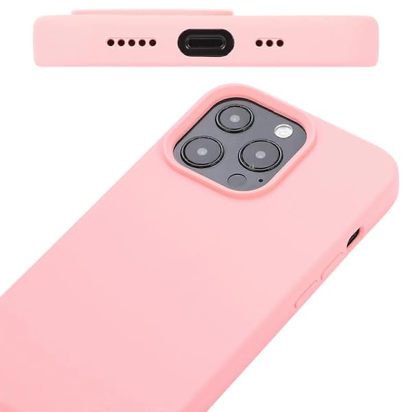 Flydende silikone telefoncover til iPhone 14 Pro (hvid)