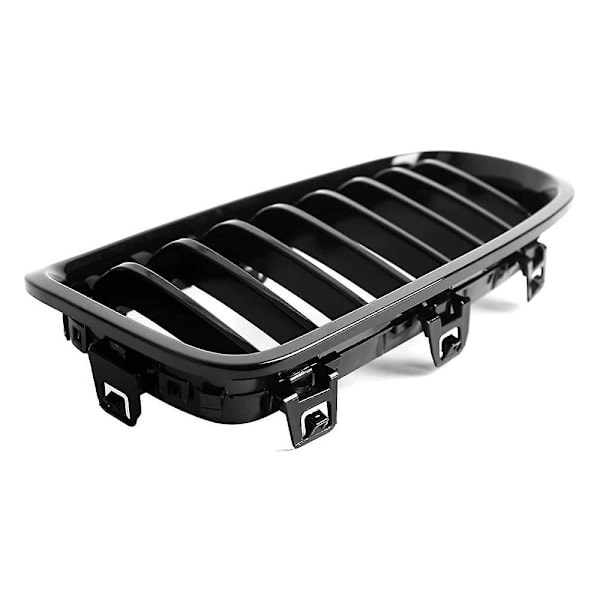 Front Nyregitter Til- 3 Serie F30 F31 F35 2012-2018 (Enkelt Lame Blank Sort Grill, 2-delt Sæt)