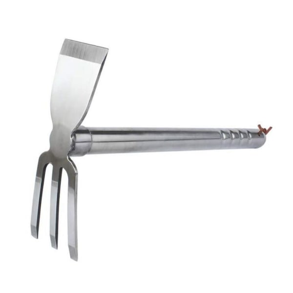 Stainless steel four-tooth rake gardening small hoe-1 piece