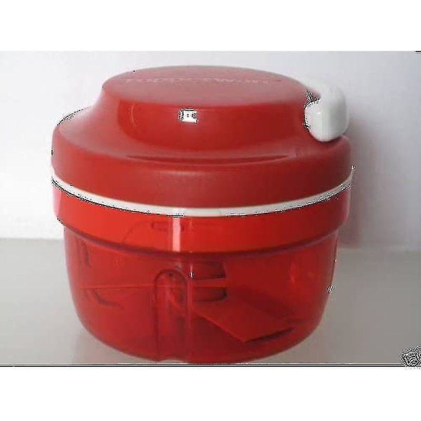 Tupperware Chef Turbo-Chef rød D158 løkhakker Speedy Boy løkskjærer 27357 Gratis frakt