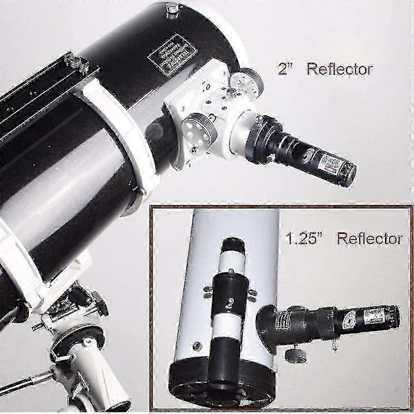 2024 1,25 tommer Teleskop Laser Collimator, Kalibrator med 2' Adapter til Newtoniansk Reflekterende Teleskop Kollimation