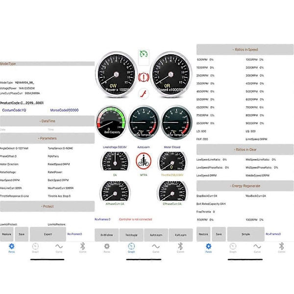 Bluetooth-adapter för programmering av FarDriver-styrenhet BT-modul för ND72240 72260 72360 72680 Mobi