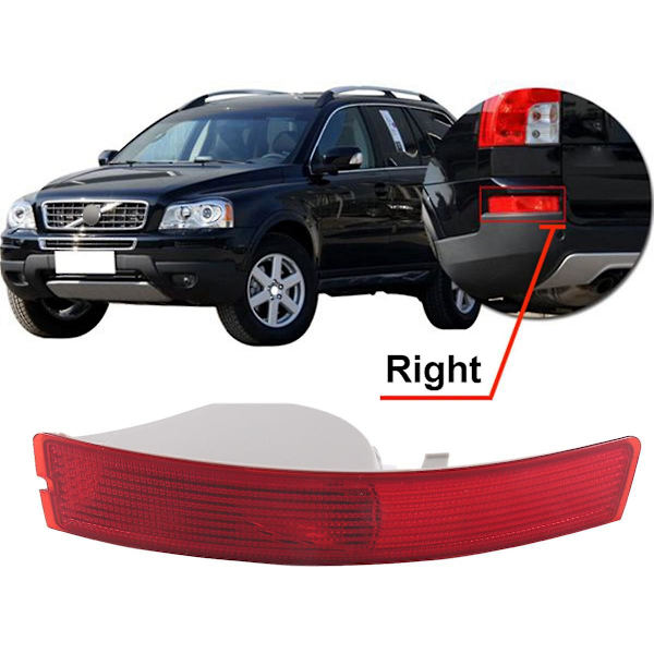 Bakre stötfångarlampa för XC90 2007-2014 Bakre Reflektors Dimljus Utan Glödlampa Höger 31111185