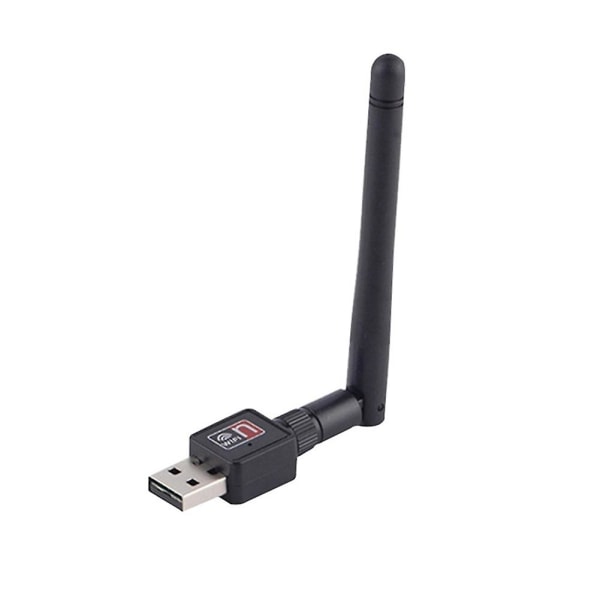 150 Mbps Mini USB trådløs adapter Nettverk LAN-kort Antenne Nett WiFi-mottaker