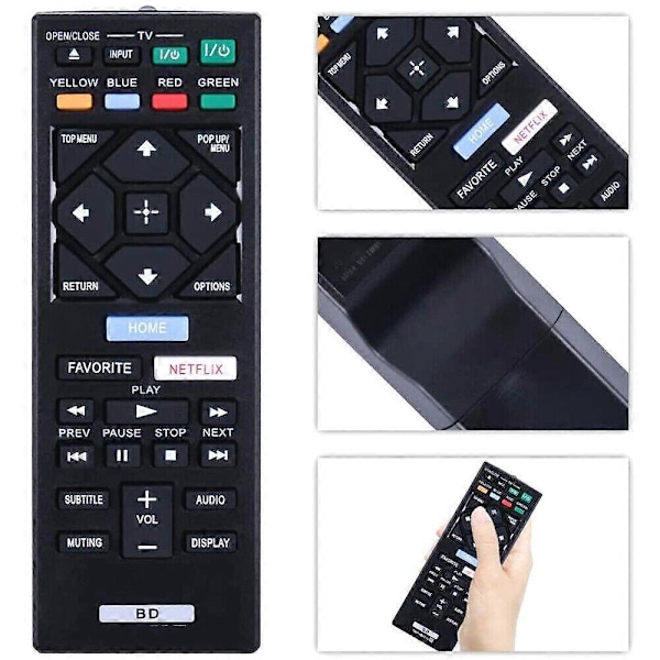 Ny RMT-VB100U Fjernbetjening Til Sony Blu-ray DVD Afspiller BDP-S3500 BDP-BX150 BDP-S1500