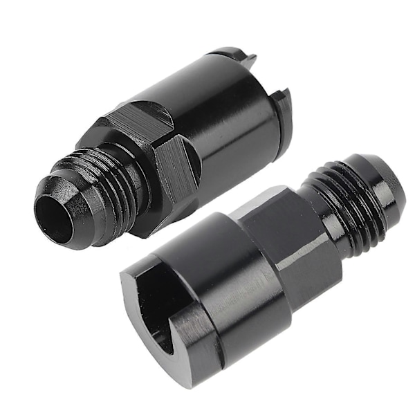 Bränsleledning EFI Adapter i Aluminium 6 AN Hane till 5/16in Snabbkoppling Push Hardline