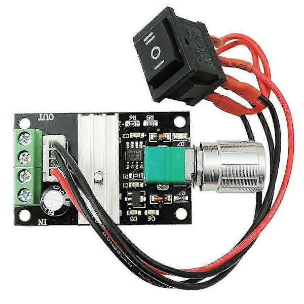 6V 12V 24V 28V 3A 80W DC Motor Hastighetsregulator (PWM) Justerbar Reversibel Strömbrytare 1203BB dc fg2025031700169