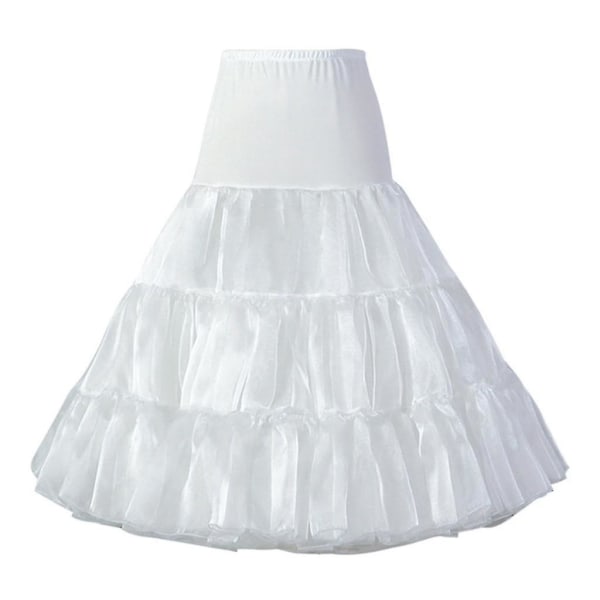 Vintage dame crinoline underkjole nederdel - skinnende tyl mesh Lolita puffy underskørt